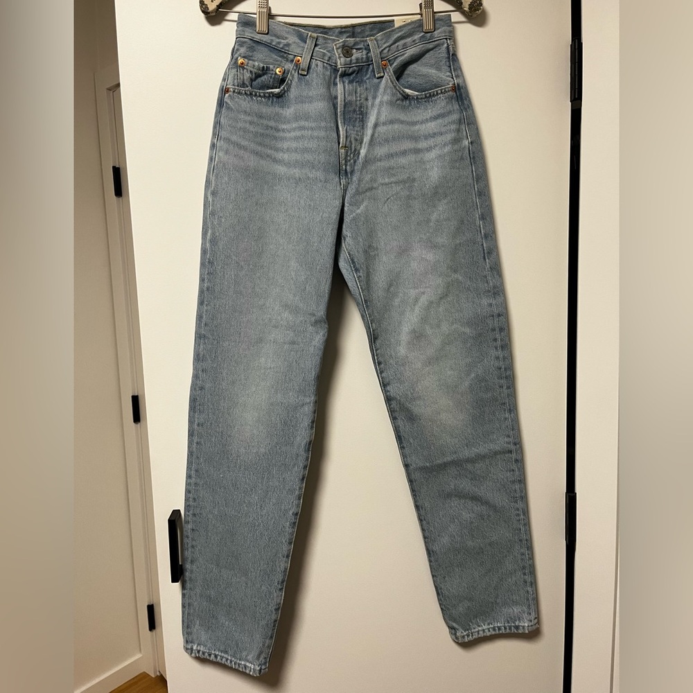 Levi's Light Blue Straight Leg Jeans